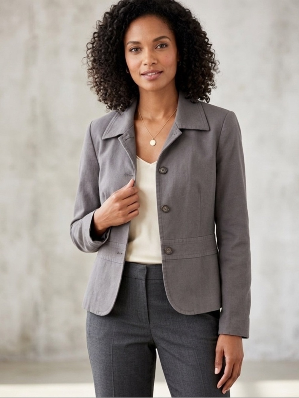 VTG Talbots Blazer Italian Fabric Wool Blend Size 6